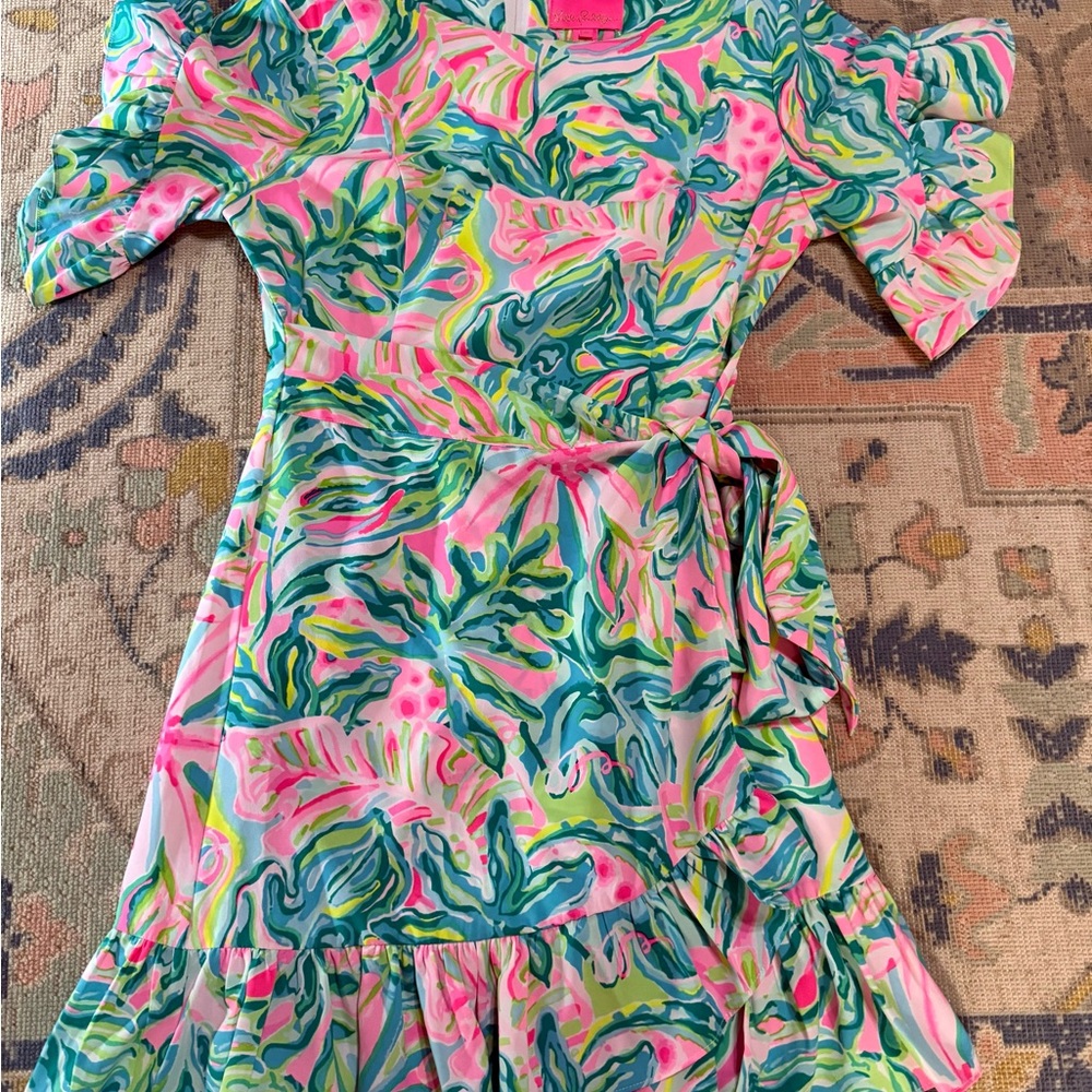 Lilly Pulitzer Size 6 Wrap Dress EUC